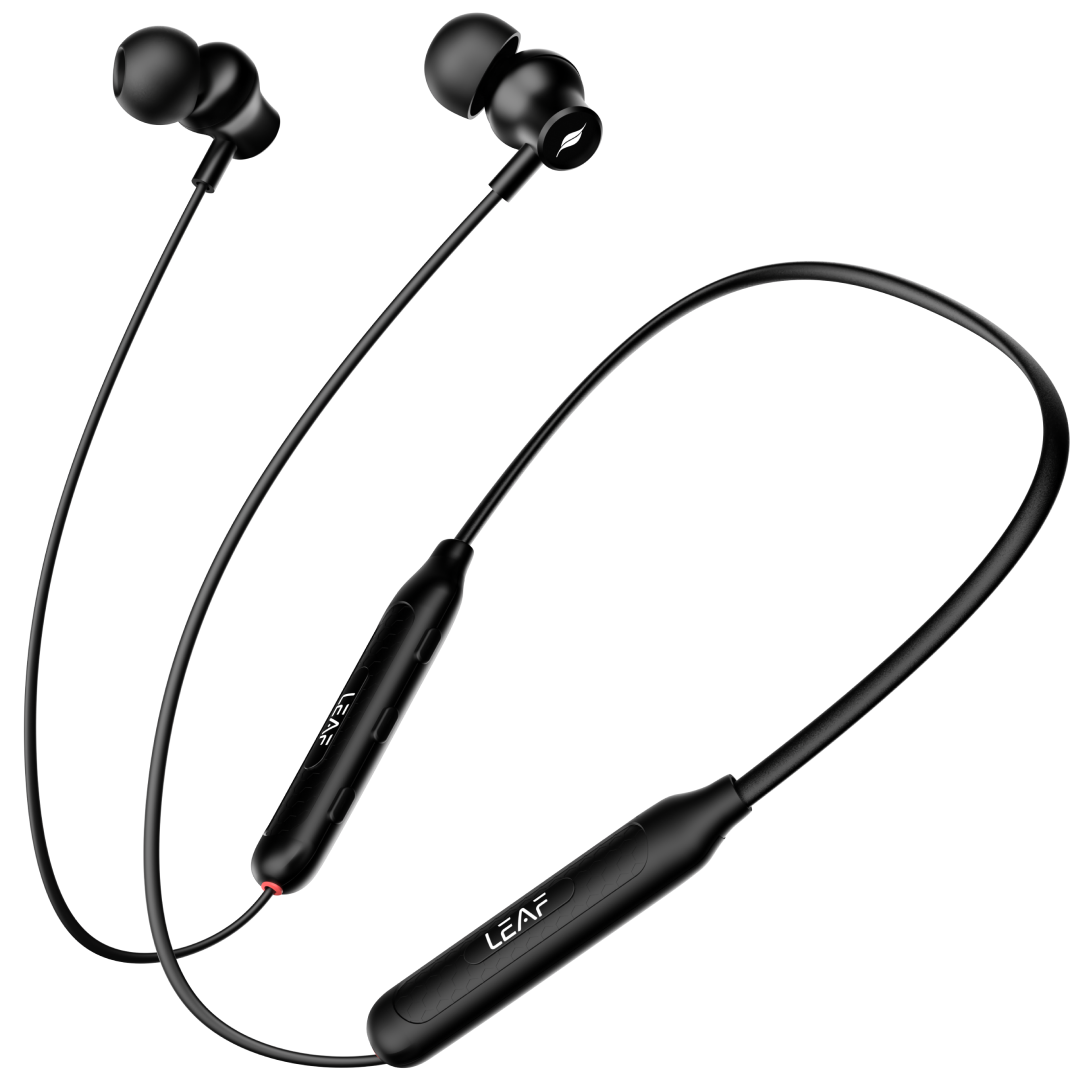 LEAF RUSH X268  WIRELESS EARPHONES (CARBON BLACK)