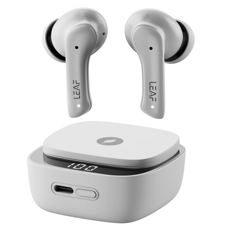 LEAF BUDS X614 ANC TRUE WIRELESS EARBUDS (PURE WHITE)