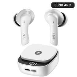 LEAF BUDS X614 ANC TRUE WIRELESS EARBUDS (PURE WHITE)