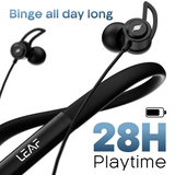 Combo : 2 x LEAF RUSH X342 WIRELESS EARPHONES (CARBON BLACK)