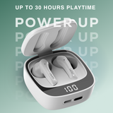 LEAF BUDS X614 ANC TRUE WIRELESS EARBUDS (PURE WHITE)