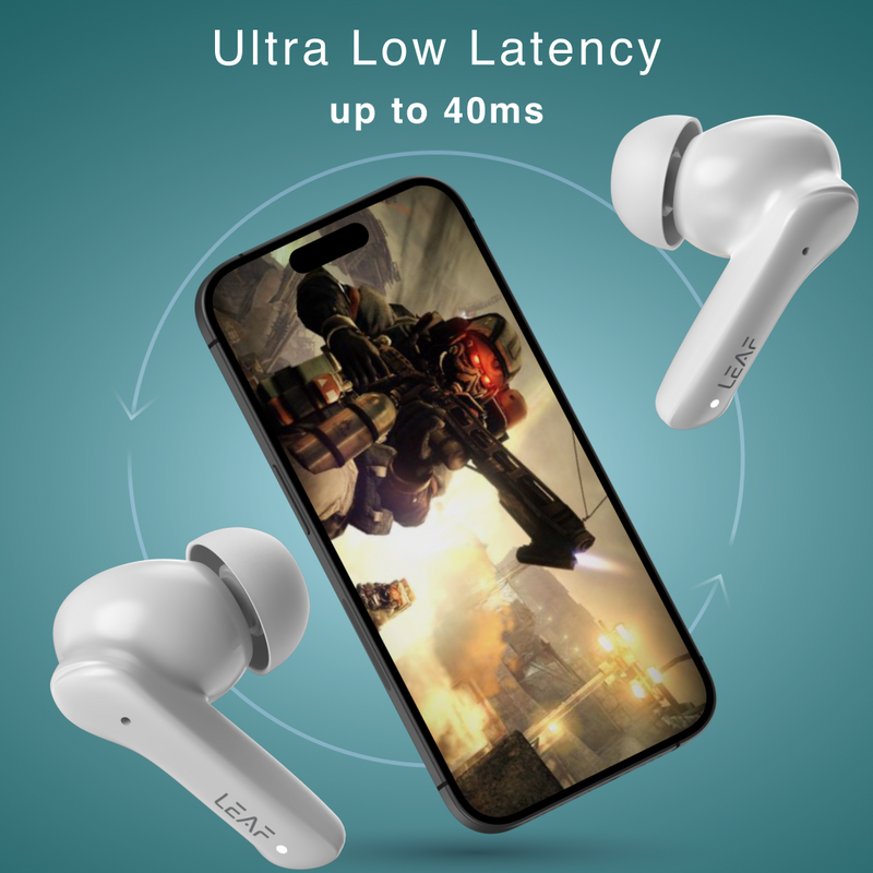 LEAF BUDS X614 ANC TRUE WIRELESS EARBUDS (PURE WHITE)