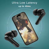 LEAF BUDS X614 ANC TRUE WIRELESS EARBUDS (CARBON BLACK)