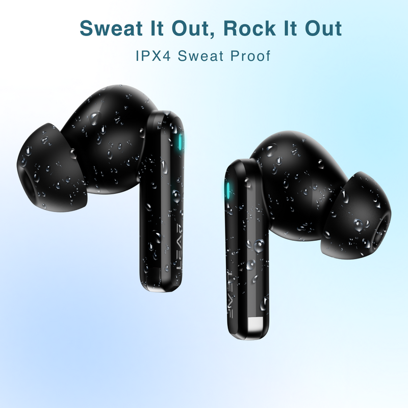 LEAF BUDS X121 TRUE WIRELESS EARBUDS (CARBON BLACK)