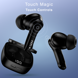 LEAF BUDS X614 ANC TRUE WIRELESS EARBUDS (CARBON BLACK)